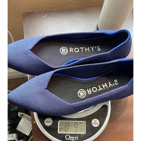 Rothys Maritime Navy Blue The Point Flats Size 7.0 Casual - Picture 9 of 11